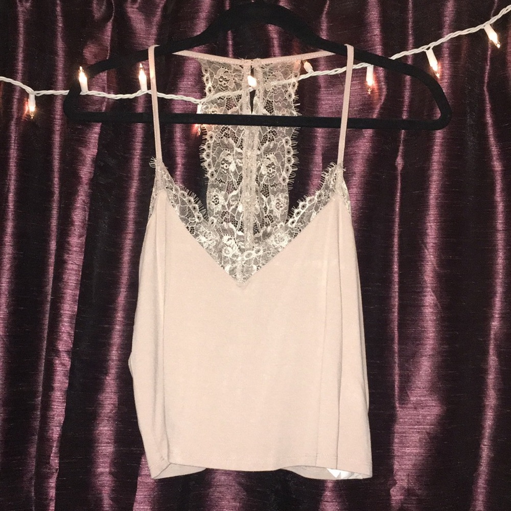 NWOT Forever 21 Eyelash Lace Cami